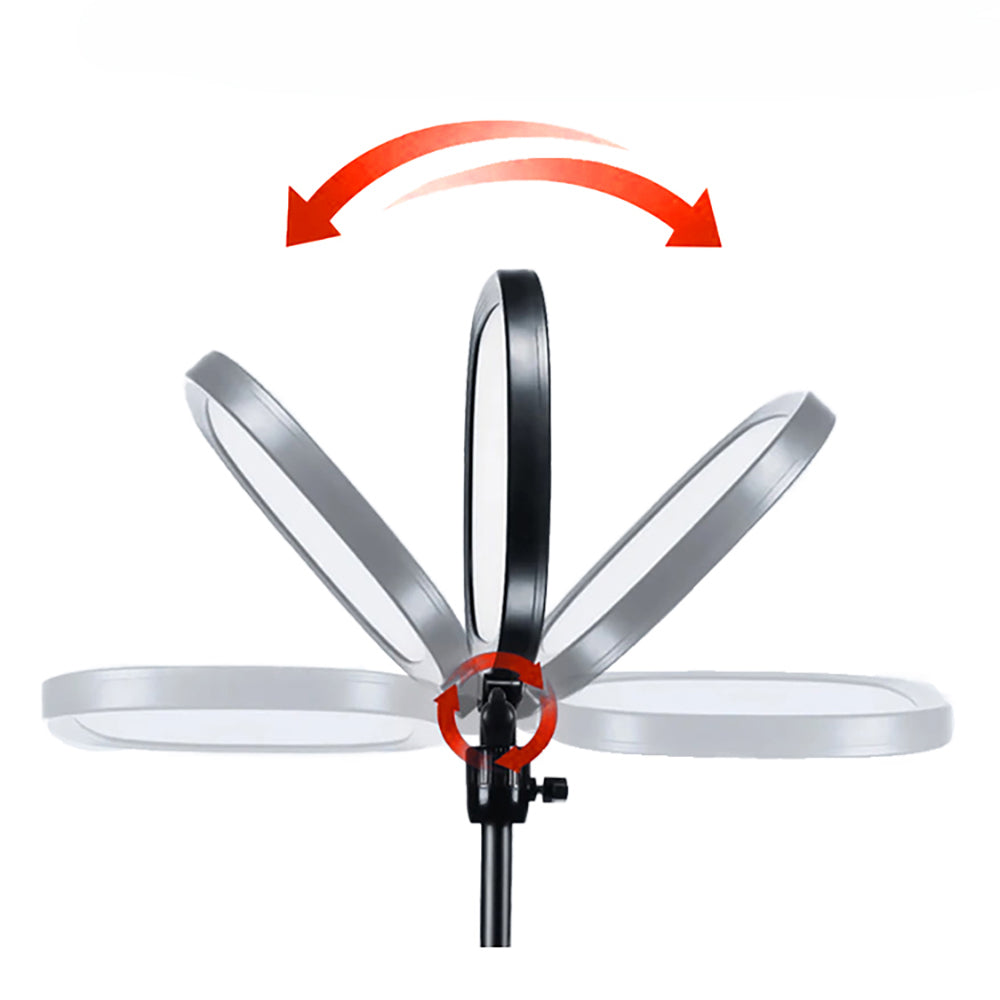 Jmary FM-58R Değiştirilebilir Ayaklı 9 inç LED Panel Aydınlatma Işığı Jmary FM-58R Değiştirilebilir Ayaklı 9 inç LED Panel Aydınlatma Işığı